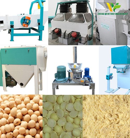 100t Soy Processing Plant Soya Bean Processing Machinery Grain Processing Equipment 3482